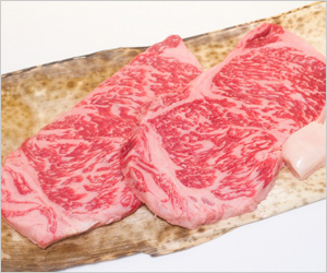 ステーキ用の牛肉